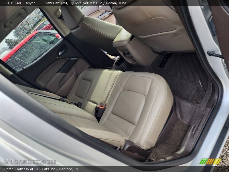 Quicksilver Metallic / Cocoa/Dune 2016 GMC Canyon SLT Crew Cab 4x4