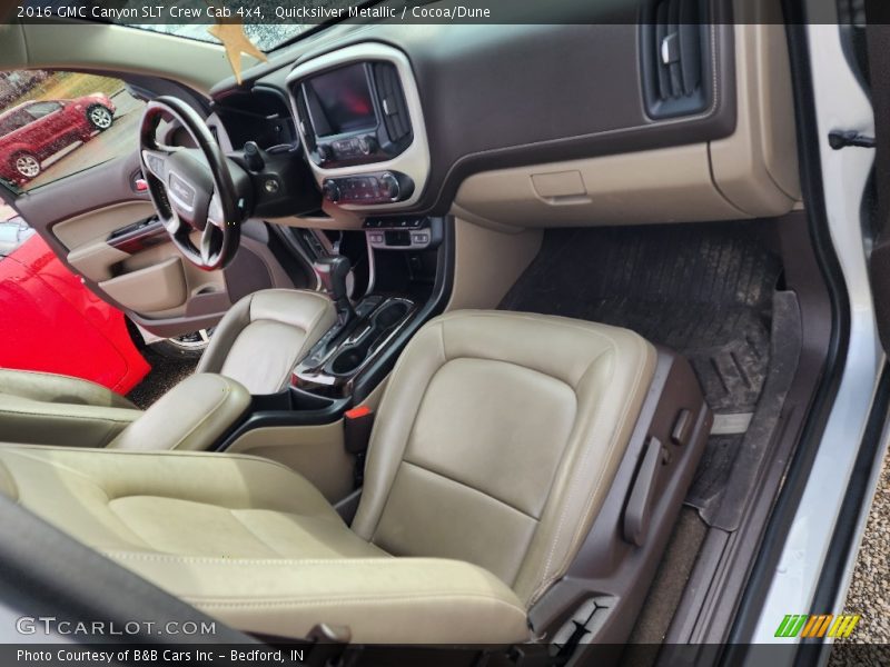 Quicksilver Metallic / Cocoa/Dune 2016 GMC Canyon SLT Crew Cab 4x4