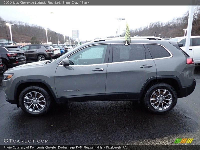 Sting-Gray / Black 2020 Jeep Cherokee Latitude Plus 4x4