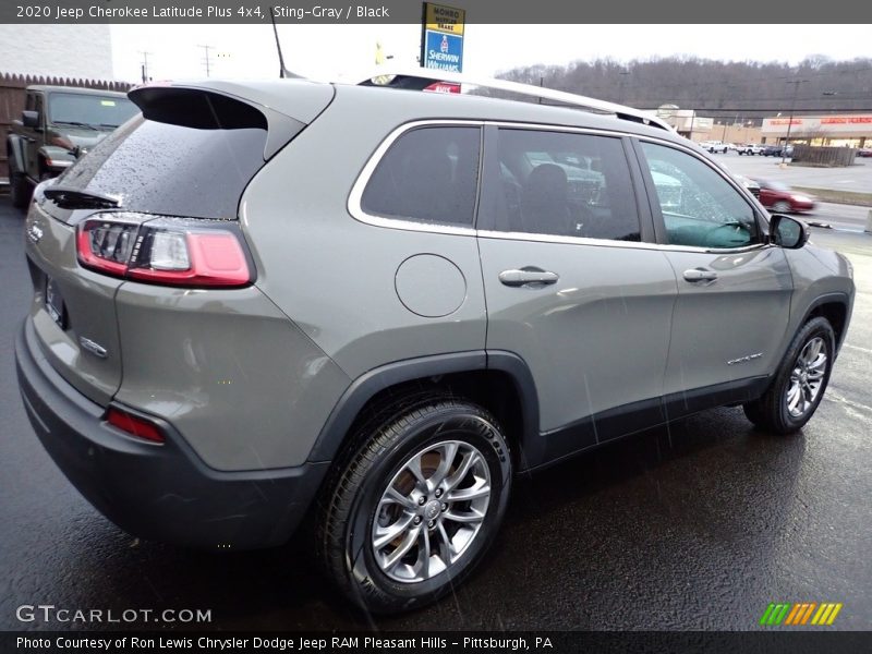 Sting-Gray / Black 2020 Jeep Cherokee Latitude Plus 4x4