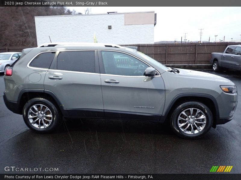 Sting-Gray / Black 2020 Jeep Cherokee Latitude Plus 4x4