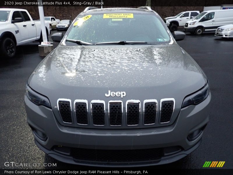 Sting-Gray / Black 2020 Jeep Cherokee Latitude Plus 4x4