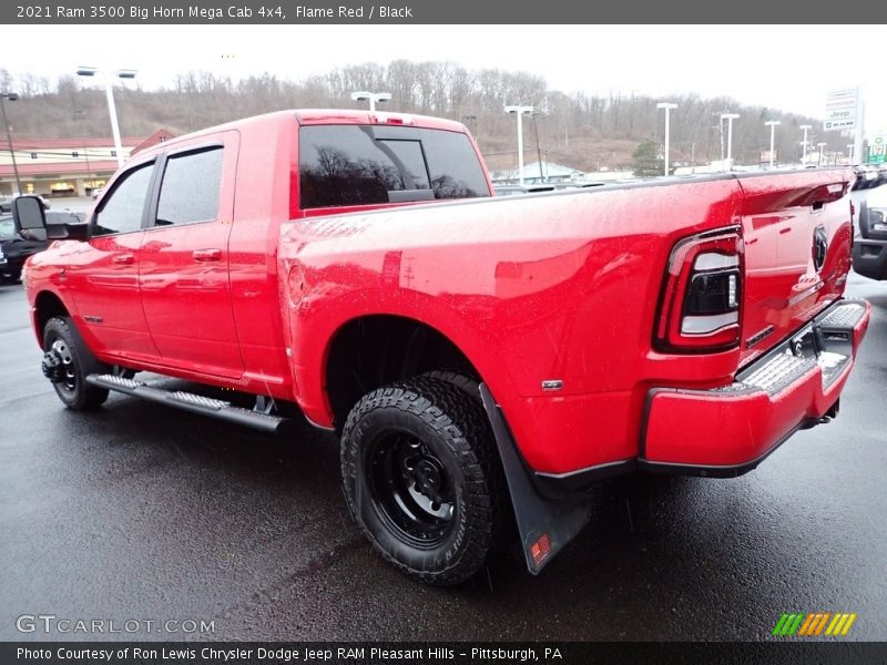  2021 3500 Big Horn Mega Cab 4x4 Flame Red