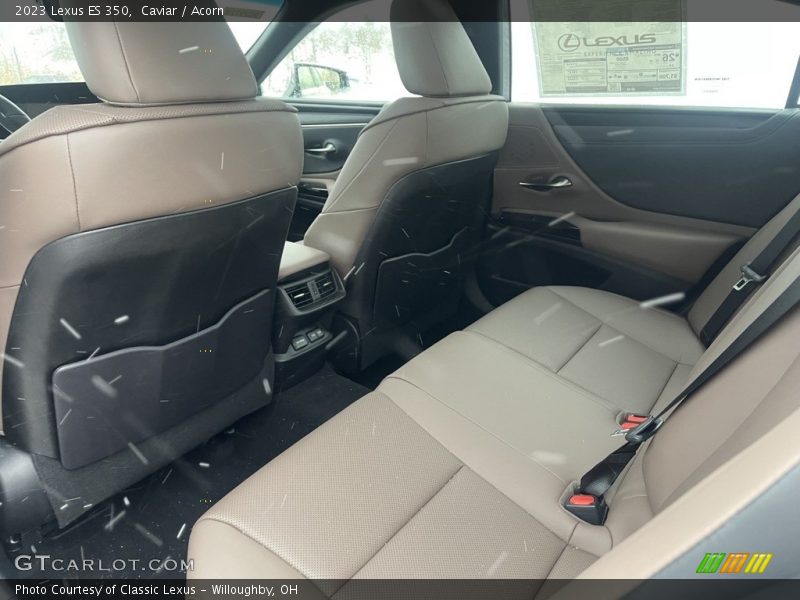 Rear Seat of 2023 ES 350