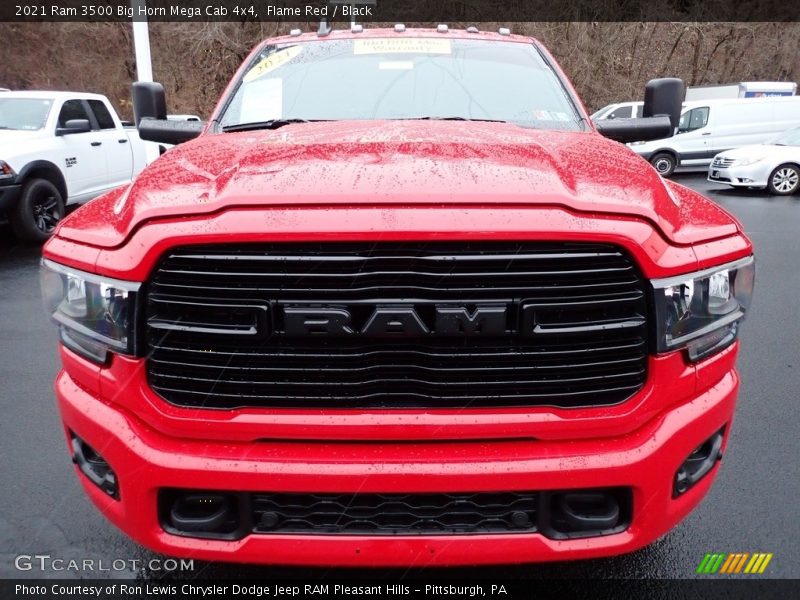  2021 3500 Big Horn Mega Cab 4x4 Flame Red