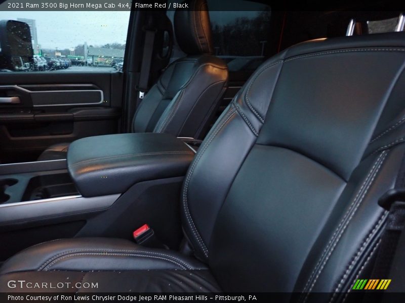 Front Seat of 2021 3500 Big Horn Mega Cab 4x4
