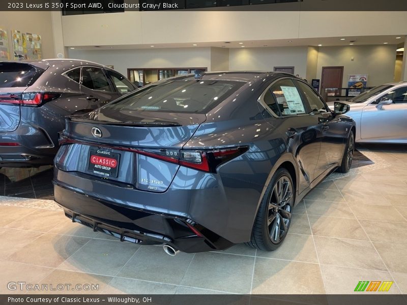 Cloudburst Gray / Black 2023 Lexus IS 350 F Sport AWD