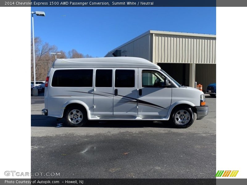 Summit White / Neutral 2014 Chevrolet Express 1500 AWD Passenger Conversion
