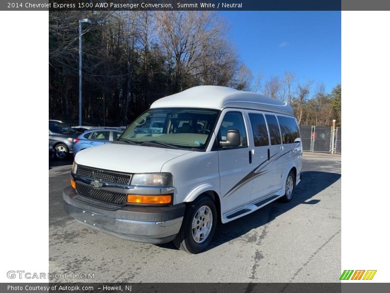 Summit White / Neutral 2014 Chevrolet Express 1500 AWD Passenger Conversion