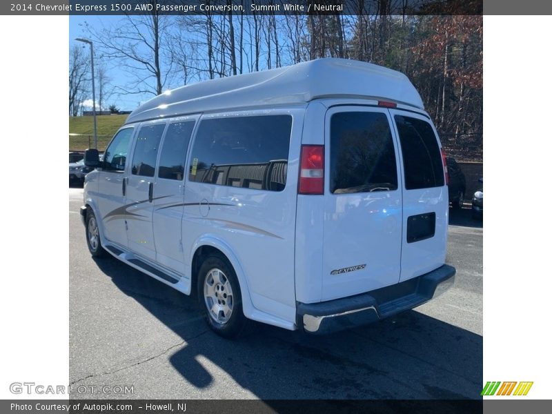 Summit White / Neutral 2014 Chevrolet Express 1500 AWD Passenger Conversion