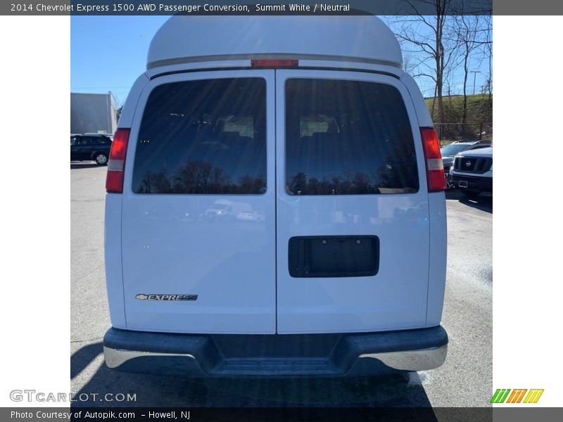Summit White / Neutral 2014 Chevrolet Express 1500 AWD Passenger Conversion