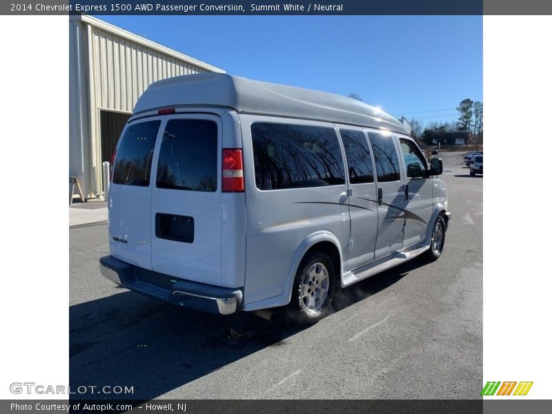Summit White / Neutral 2014 Chevrolet Express 1500 AWD Passenger Conversion