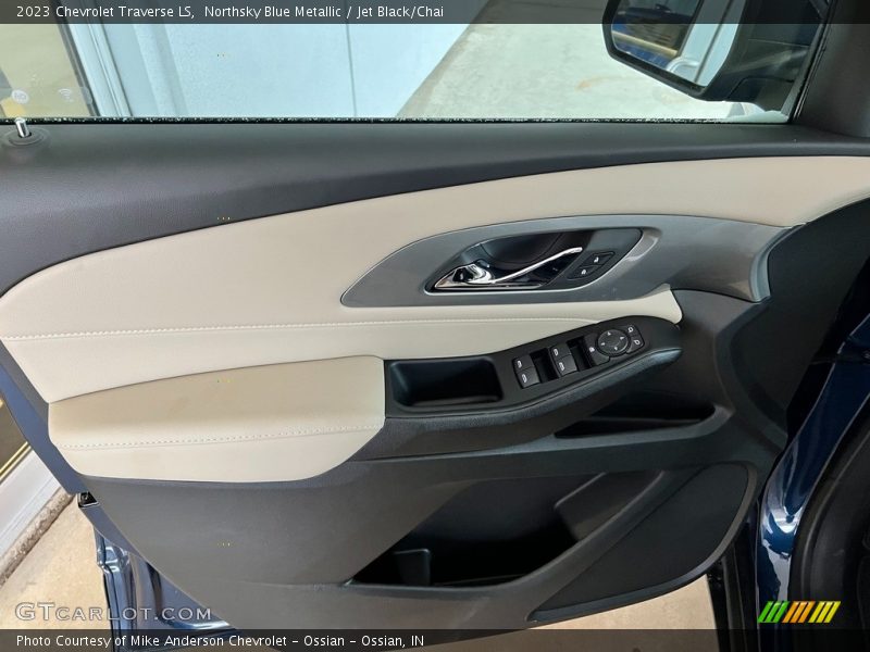Northsky Blue Metallic / Jet Black/Chai 2023 Chevrolet Traverse LS