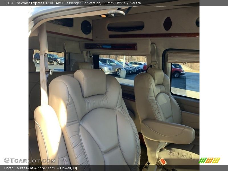 Rear Seat of 2014 Express 1500 AWD Passenger Conversion