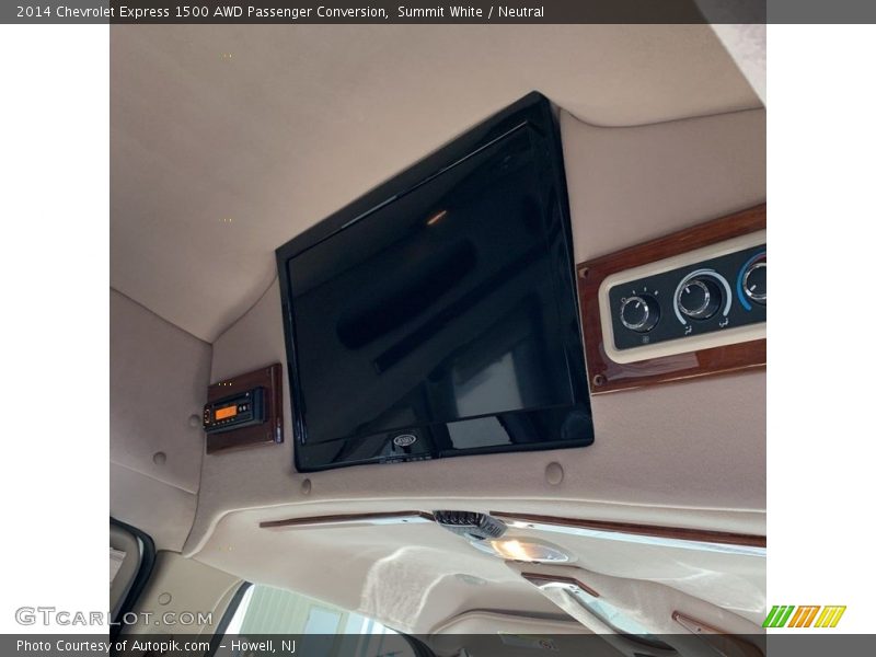 Entertainment System of 2014 Express 1500 AWD Passenger Conversion