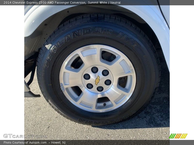  2014 Express 1500 AWD Passenger Conversion Wheel