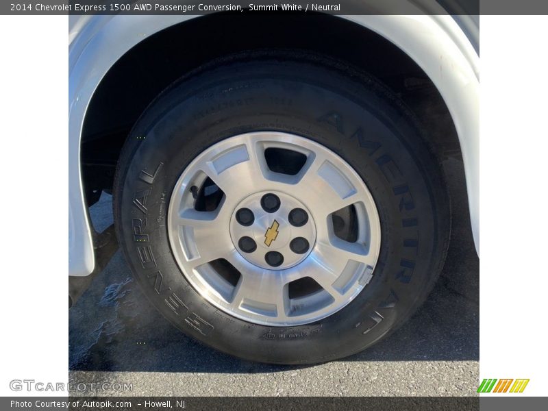  2014 Express 1500 AWD Passenger Conversion Wheel