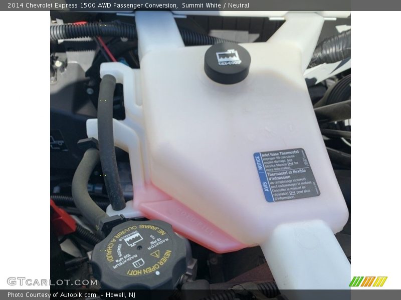 Summit White / Neutral 2014 Chevrolet Express 1500 AWD Passenger Conversion