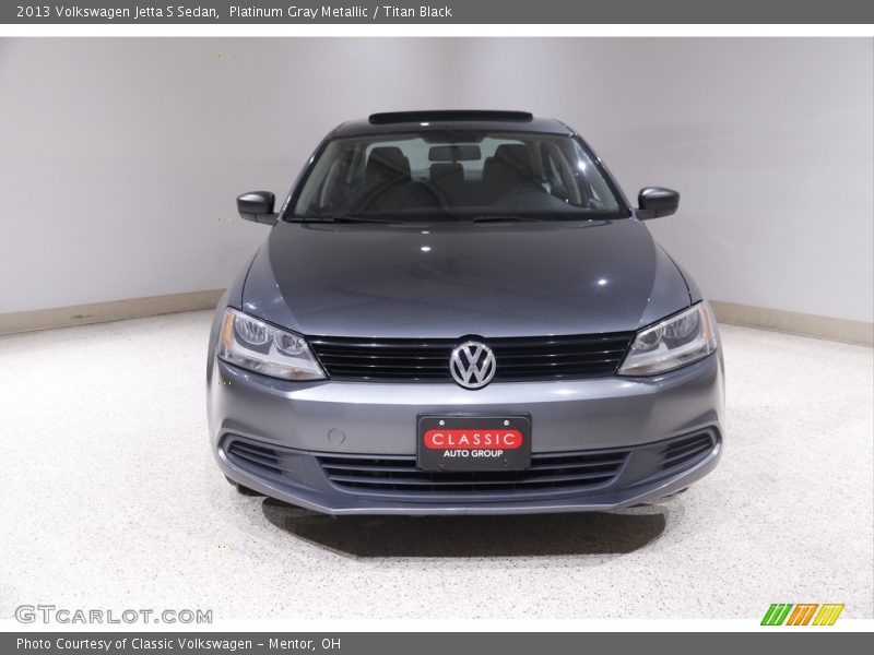 Platinum Gray Metallic / Titan Black 2013 Volkswagen Jetta S Sedan