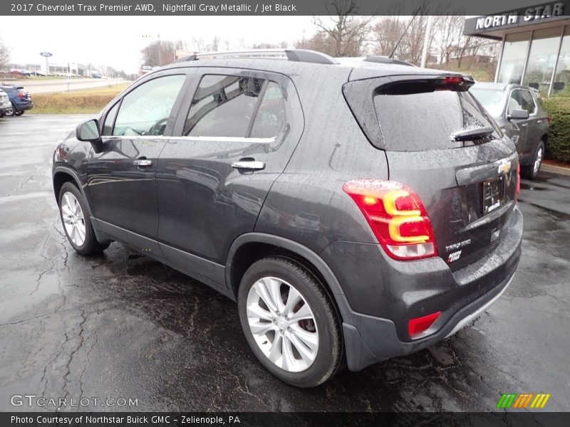 Nightfall Gray Metallic / Jet Black 2017 Chevrolet Trax Premier AWD