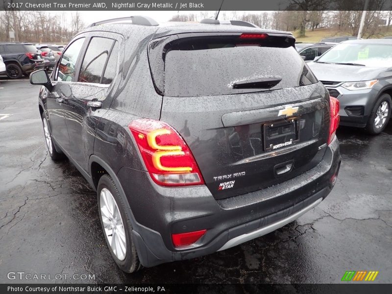 Nightfall Gray Metallic / Jet Black 2017 Chevrolet Trax Premier AWD