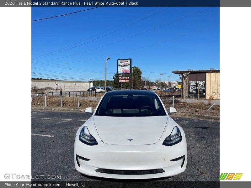 Pearl White Multi-Coat / Black 2020 Tesla Model 3 Standard Range Plus