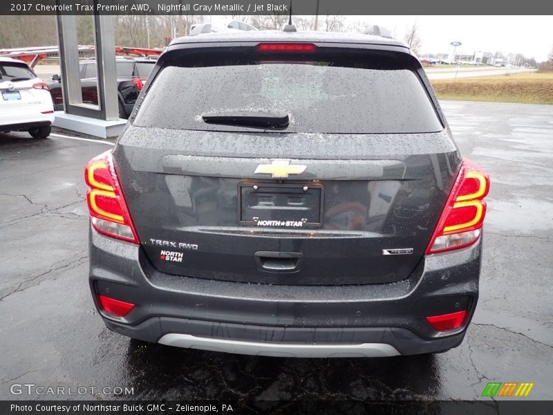 Nightfall Gray Metallic / Jet Black 2017 Chevrolet Trax Premier AWD