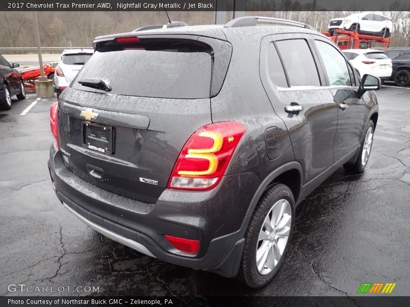 Nightfall Gray Metallic / Jet Black 2017 Chevrolet Trax Premier AWD