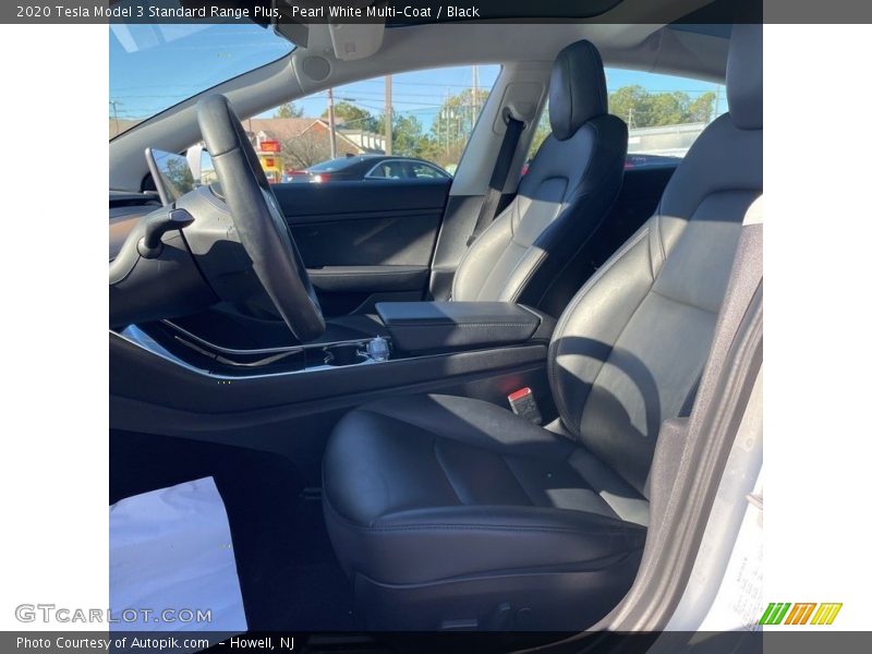 Pearl White Multi-Coat / Black 2020 Tesla Model 3 Standard Range Plus