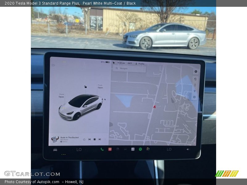 Pearl White Multi-Coat / Black 2020 Tesla Model 3 Standard Range Plus