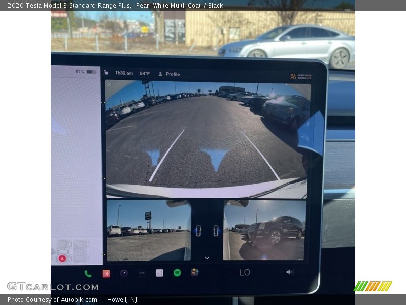 Pearl White Multi-Coat / Black 2020 Tesla Model 3 Standard Range Plus
