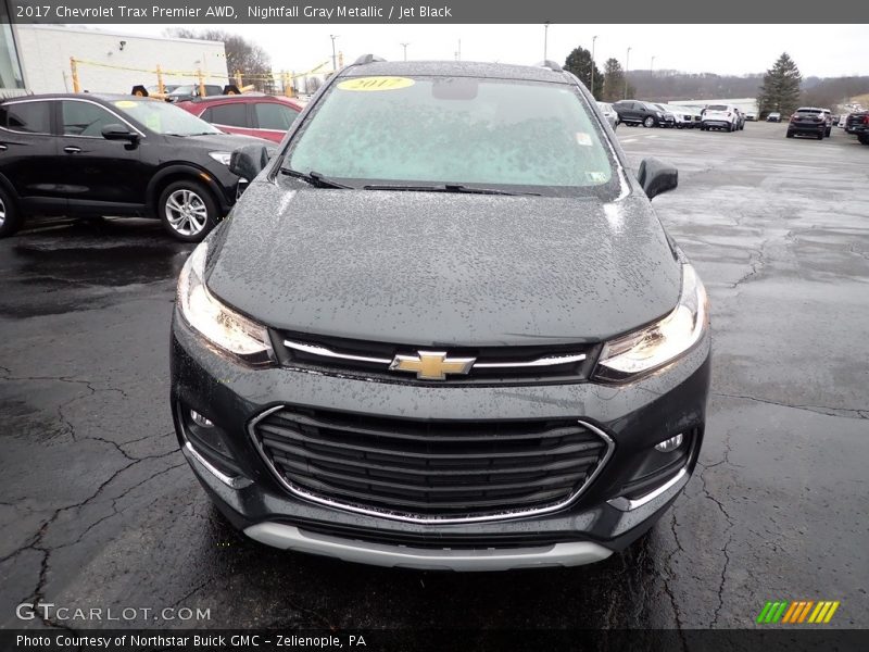Nightfall Gray Metallic / Jet Black 2017 Chevrolet Trax Premier AWD