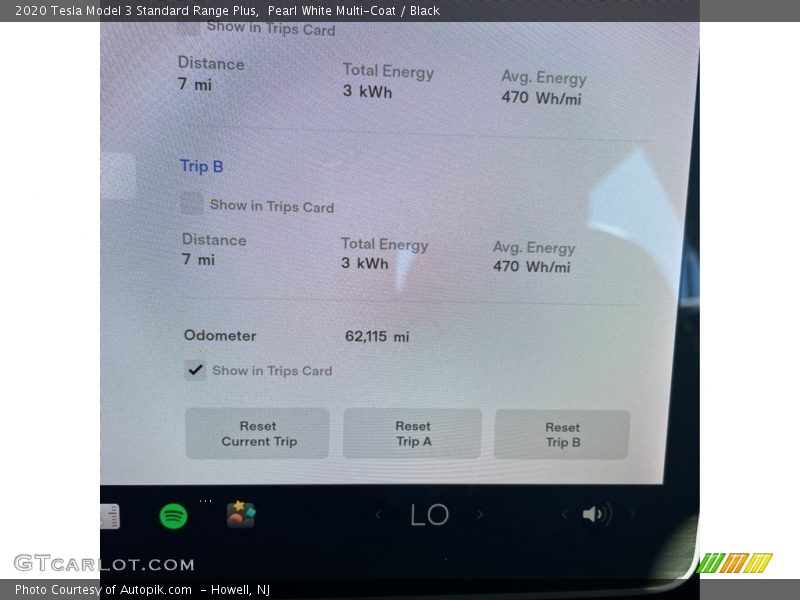 Pearl White Multi-Coat / Black 2020 Tesla Model 3 Standard Range Plus