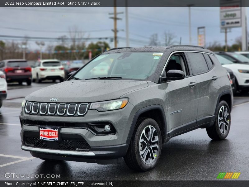 Sting Gray / Black 2022 Jeep Compass Limited 4x4