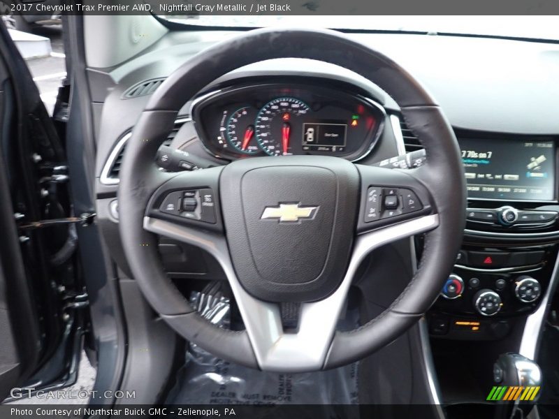 Nightfall Gray Metallic / Jet Black 2017 Chevrolet Trax Premier AWD