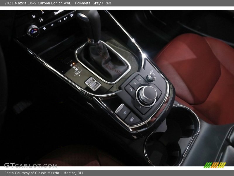 Polymetal Gray / Red 2021 Mazda CX-9 Carbon Edition AWD