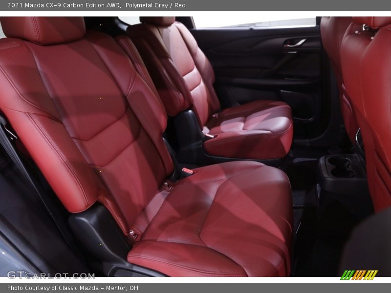 Polymetal Gray / Red 2021 Mazda CX-9 Carbon Edition AWD