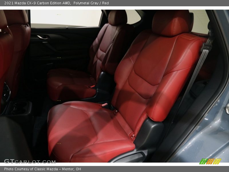 Polymetal Gray / Red 2021 Mazda CX-9 Carbon Edition AWD
