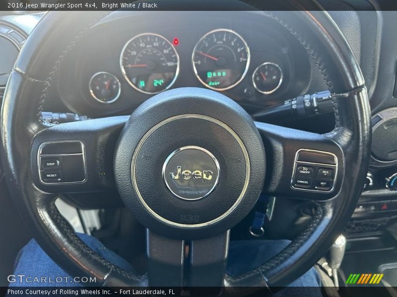 Bright White / Black 2016 Jeep Wrangler Sport 4x4