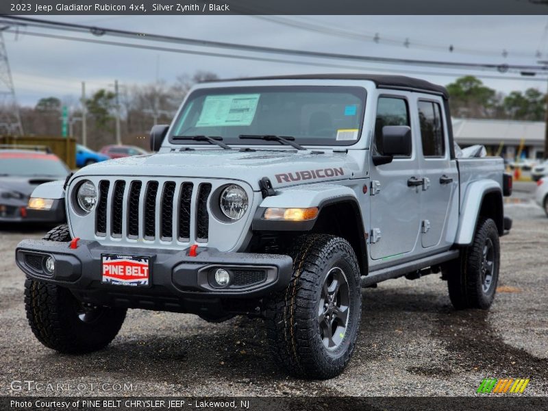 Silver Zynith / Black 2023 Jeep Gladiator Rubicon 4x4
