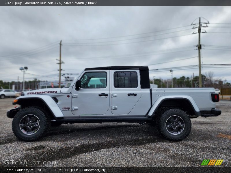 Silver Zynith / Black 2023 Jeep Gladiator Rubicon 4x4