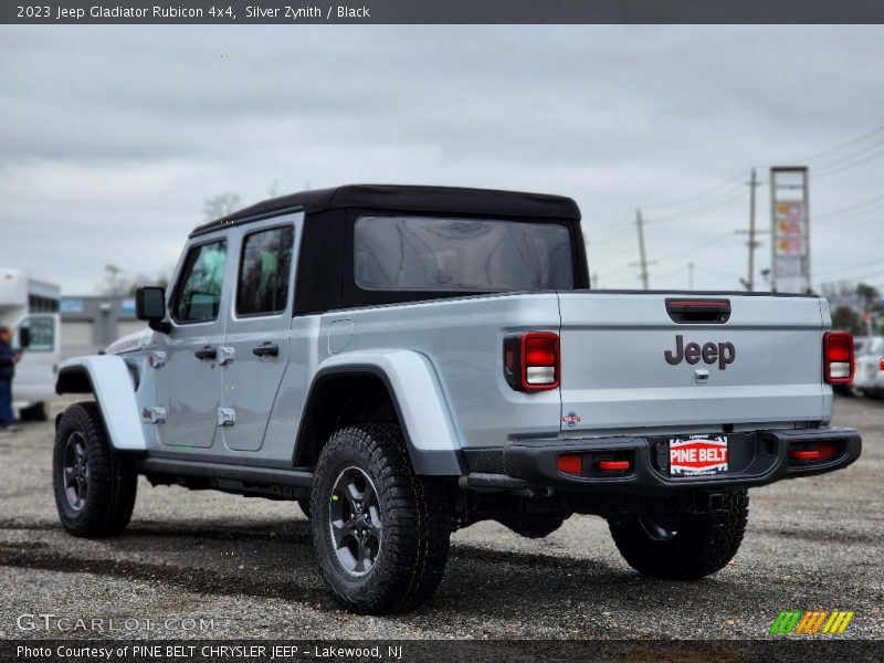 Silver Zynith / Black 2023 Jeep Gladiator Rubicon 4x4