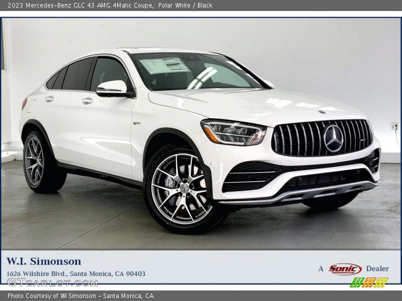 Polar White / Black 2023 Mercedes-Benz GLC 43 AMG 4Matic Coupe