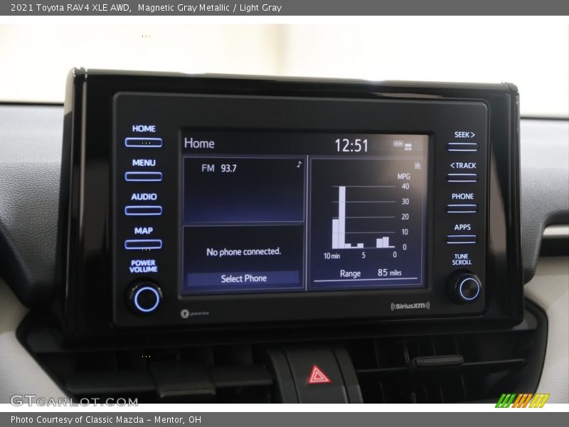 Magnetic Gray Metallic / Light Gray 2021 Toyota RAV4 XLE AWD