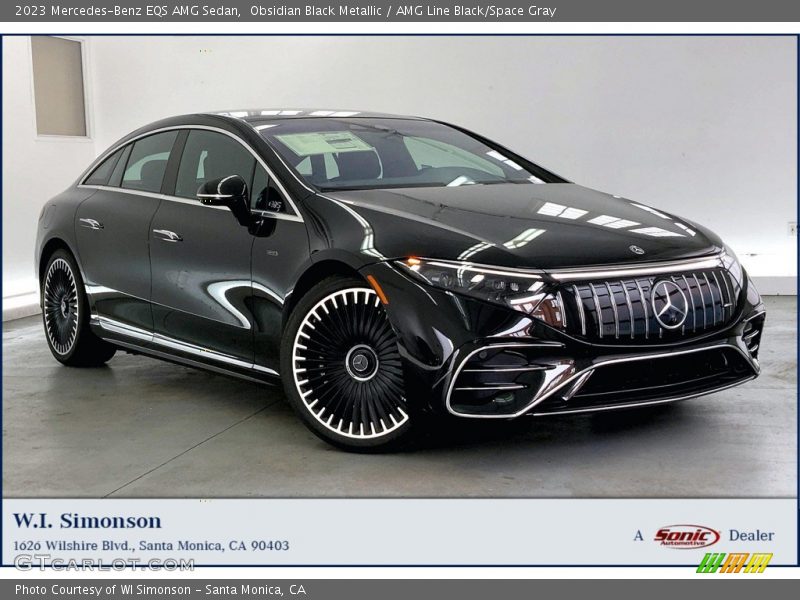 Obsidian Black Metallic / AMG Line Black/Space Gray 2023 Mercedes-Benz EQS AMG Sedan