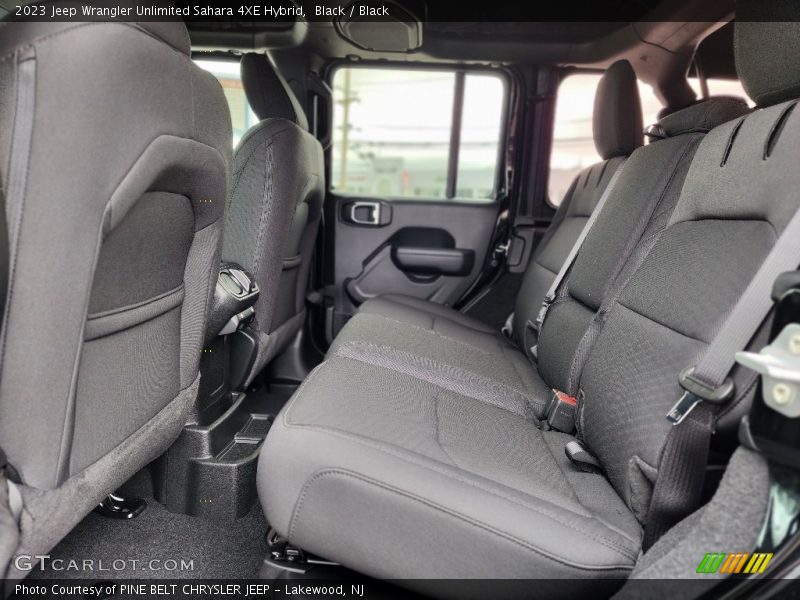 Rear Seat of 2023 Wrangler Unlimited Sahara 4XE Hybrid