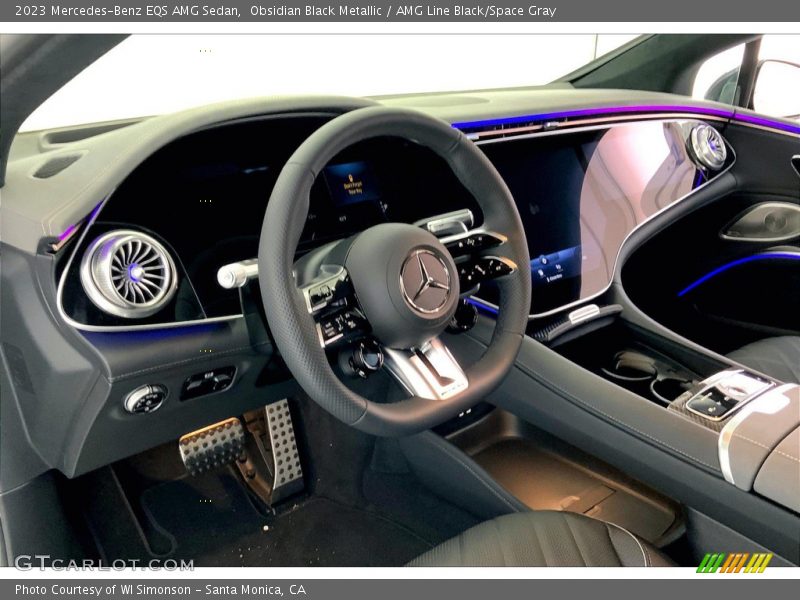 Front Seat of 2023 EQS AMG Sedan