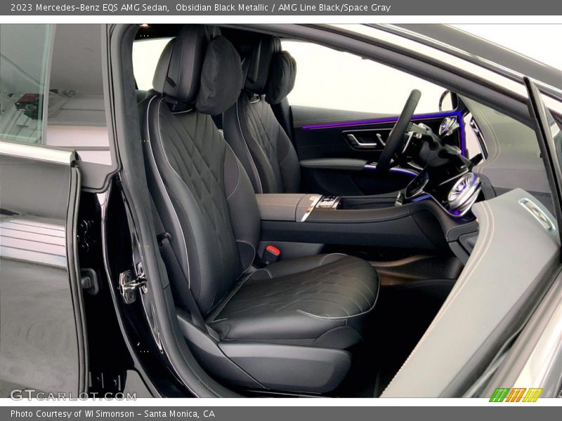  2023 EQS AMG Sedan AMG Line Black/Space Gray Interior