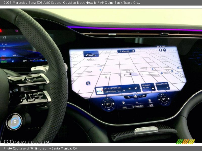 Navigation of 2023 EQS AMG Sedan