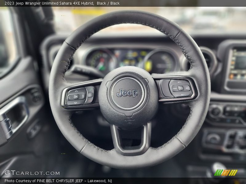  2023 Wrangler Unlimited Sahara 4XE Hybrid Steering Wheel